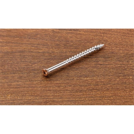Starborn No.7 x 1.62 in. Star Trim Head Stainless Steel Deck Screws, 100PK 5001477